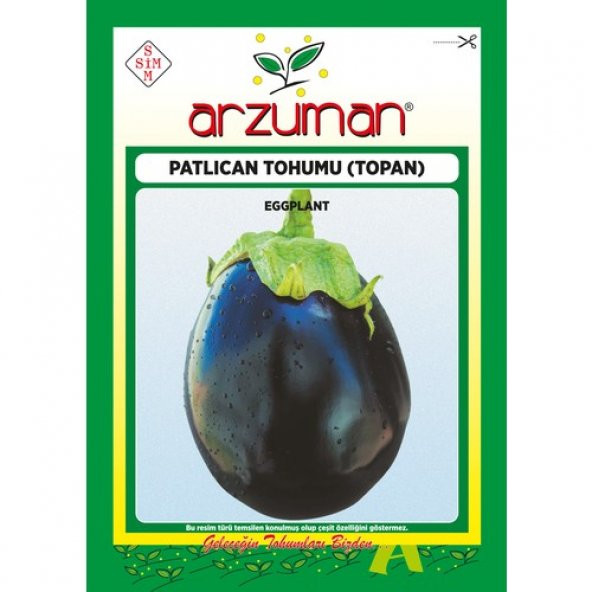 Arzuman Topan Patlıcan Tohumu 10 Gram ürün görseli 1