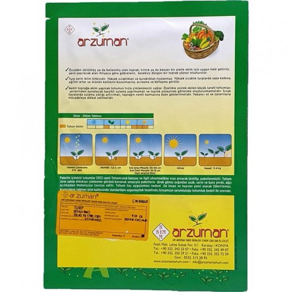 Arzuman Siyah Turp Tohumu 10 Gram - Resim 2