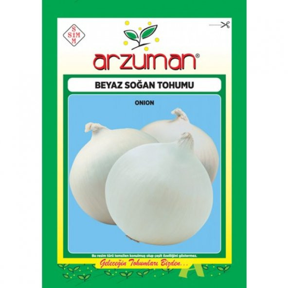 Arzuman Beyaz Soğan Sebze Tohum-5gr