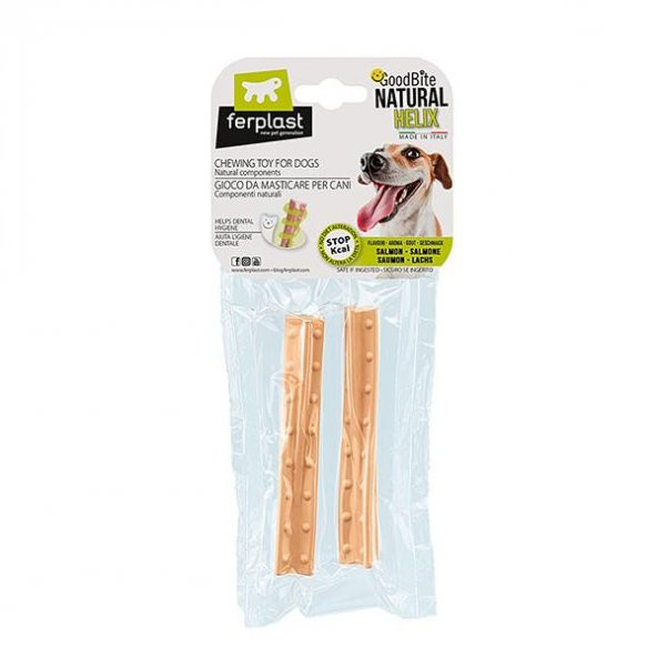 Ferplast Good Bite Helix Somonlu Köpek Çiğneme Oyuncağı M 12 Cm 2 Adet