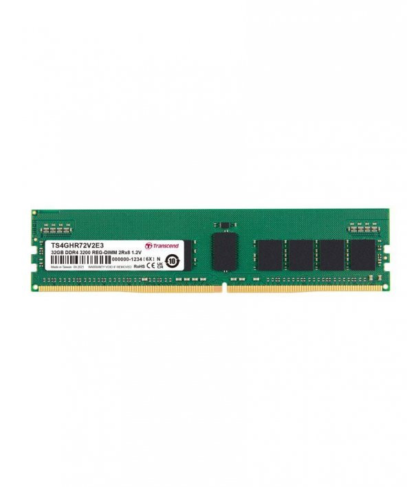 Transcend TS4GHR72V2E3 32GB DDR4 3200MHz 1.2V CL22 ECC Server Ram - 1