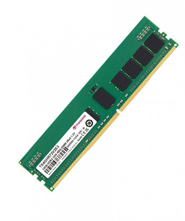 Transcend TS4GHR72V2E3 32GB DDR4 3200MHz 1.2V CL22 ECC Server Ram - 2