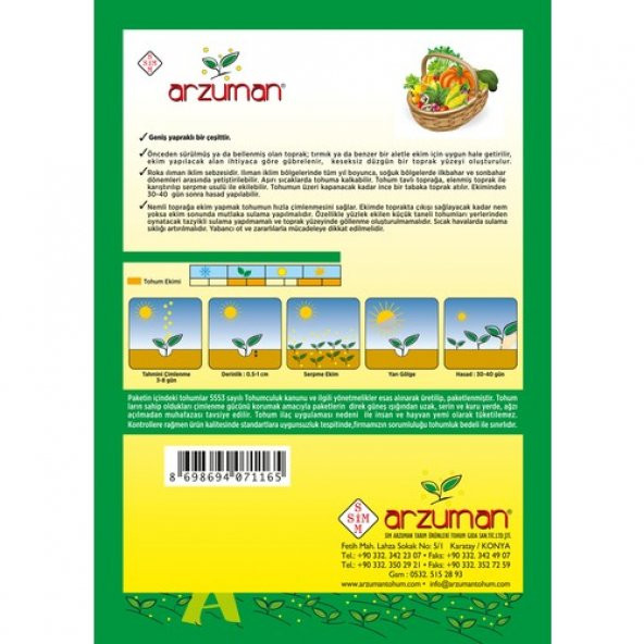 Arzuman Rota Roka Tohumu 25 Gram - Resim 2