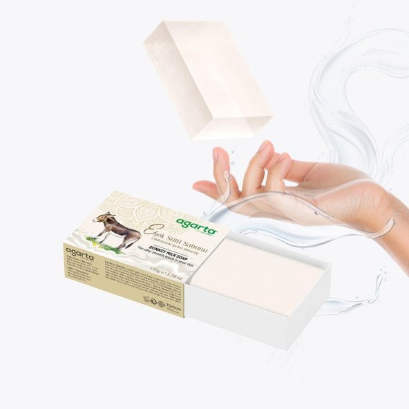 Agarta Doğal El Yapımı Eşek Sütü Sabunu 150 gr - 2