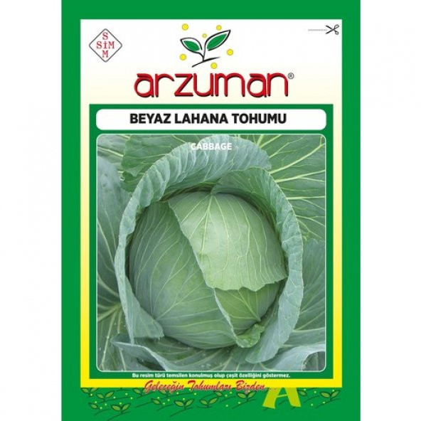 Arzuman Beyaz Lahana Tohumu 10 Gram