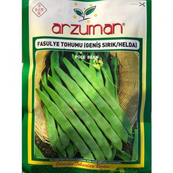 Arzuman Sırık Fasulye Tohumu 50 G