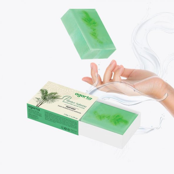 Agarta Doğal El Yapımı Palmiye Sabunu 150 gr - 2