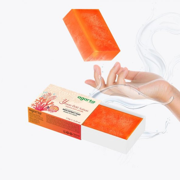 Agarta Doğal El Yapımı Yosun Özlü Sabun 150 gr - 2