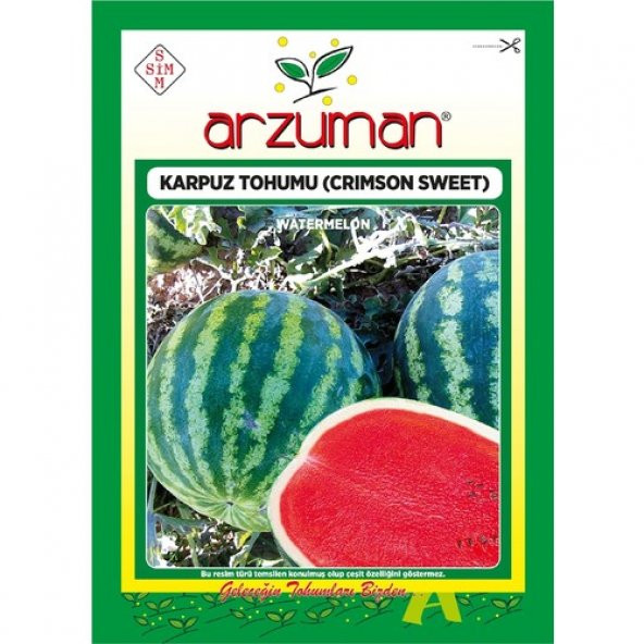 Arzuman Crimson Sweet Karpuz Tohumu 10 Gram ürün görseli 1