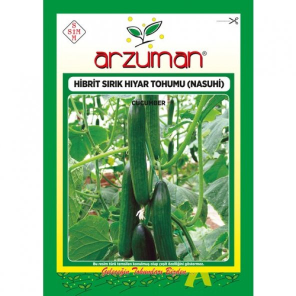 Arzuman Nasuhi F1 Sırık Hıyar Tohumu 10 Adet ürün görseli 1