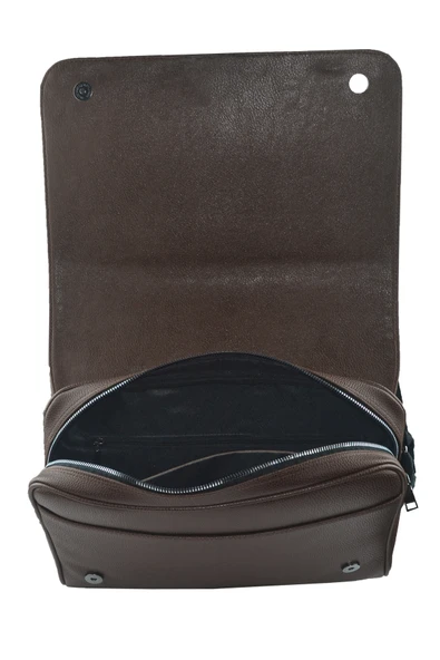 Bagorama BOND Unisex Suni Deri 14 Postacı ve Evrak Çantası - 6