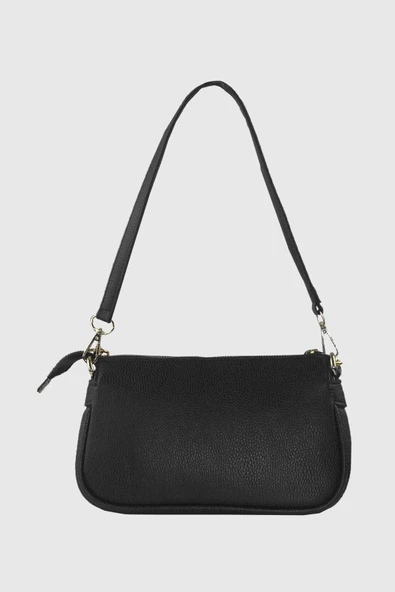 Bagorama HELLY Kadın Zincirli Suni Deri Kol ve Omuz Çantası - 5