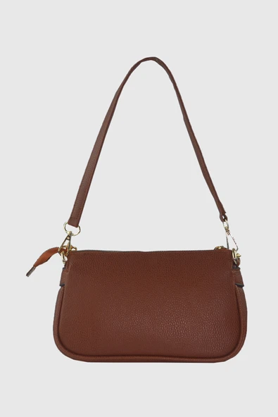 Bagorama HELLY Kadın Zincirli Suni Deri Kol ve Omuz Çantası - 7