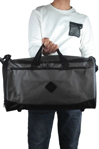 Bagorama WIDE Unisex Kumaş 52 Cm Seyahat Spor Fitness Omuz Çantası - 4