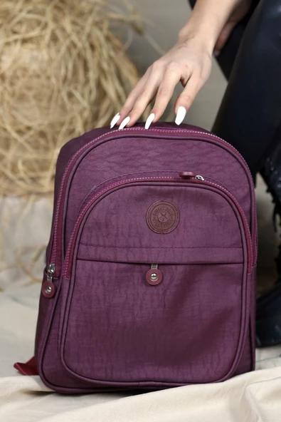 Bagorama FINE Kadın Krinkıl Kumaş Sırt Çantası - 2