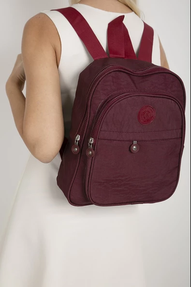 Bagorama FINE Kadın Krinkıl Kumaş Sırt Çantası