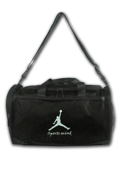 Bagorama CENTER Unisex Kumaş 46 Cm Seyahat Spor Fitness Omuz Çantası - 7