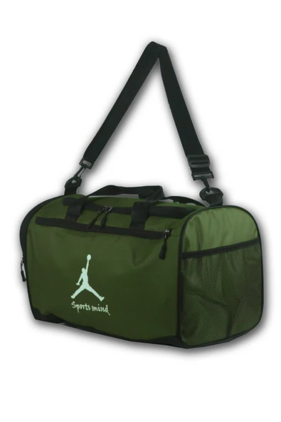 Bagorama CENTER Unisex Kumaş 46 Cm Seyahat Spor Fitness Omuz Çantası - 10