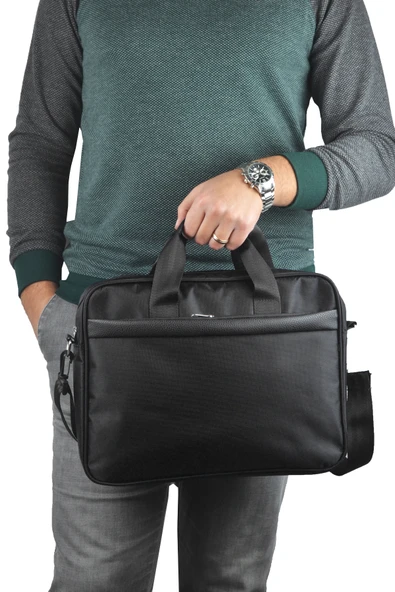 Bagorama BUSY Unisex Kumaş 15 Laptop ve Evrak Çantası - 2