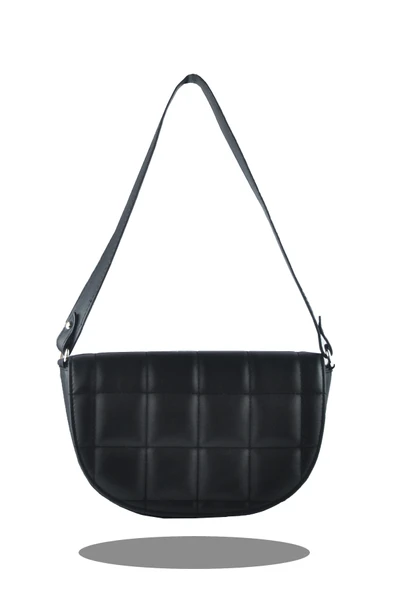 Bagorama BAGU Kadın Suni Deri Kapitone Baget Omuz Çantası - 4