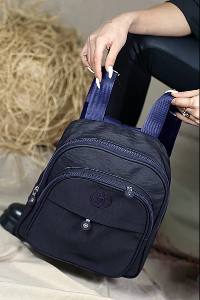 Bagorama FINE Kadın Krinkıl Kumaş Sırt Çantası - 10