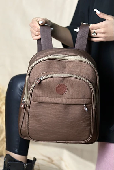 Bagorama FINE Kadın Krinkıl Kumaş Sırt Çantası - 9