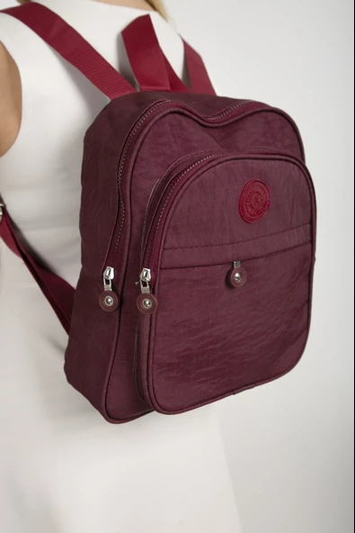 Bagorama FINE Kadın Krinkıl Kumaş Sırt Çantası - 4