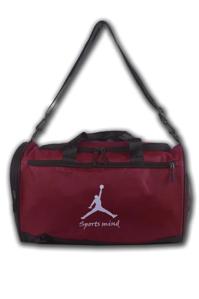 Bagorama CENTER Unisex Kumaş 46 Cm Seyahat Spor Fitness Omuz Çantası - 4