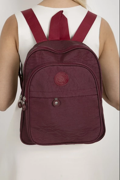 Bagorama FINE Kadın Krinkıl Kumaş Sırt Çantası - 5