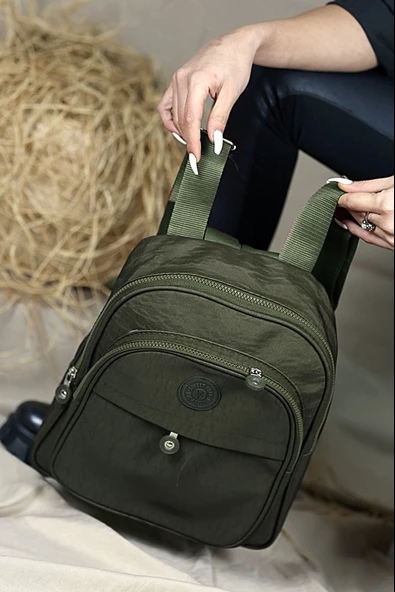 Bagorama FINE Kadın Krinkıl Kumaş Sırt Çantası - 8