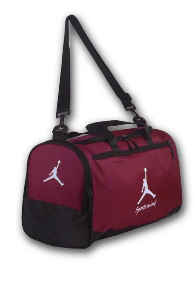 Bagorama CENTER Unisex Kumaş 46 Cm Seyahat Spor Fitness Omuz Çantası - 5