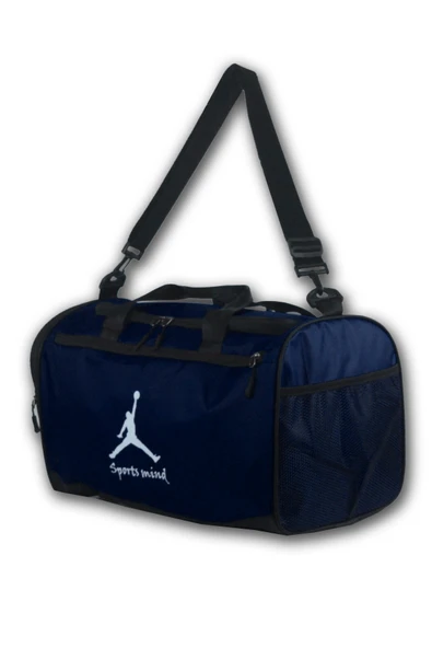 Bagorama CENTER Unisex Kumaş 46 Cm Seyahat Spor Fitness Omuz Çantası - 6