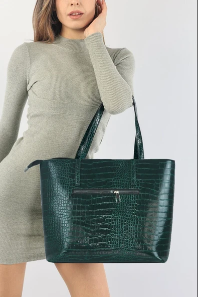 Bagorama CHAN Kadın Suni Deri Geniş Omuz Çantası - 2