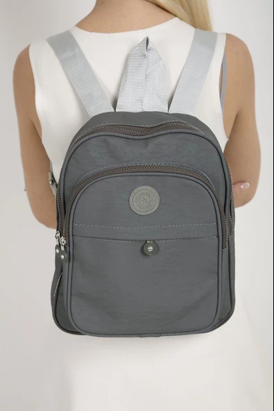 Bagorama FINE Kadın Krinkıl Kumaş Sırt Çantası - 7