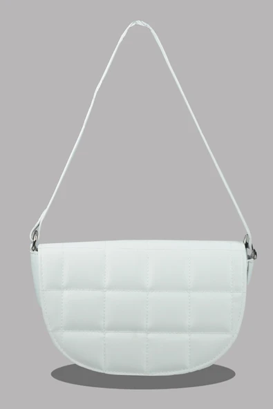 Bagorama BAGU Kadın Suni Deri Kapitone Baget Omuz Çantası - 3