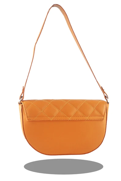 Bagorama BAGU Kadın Suni Deri Kapitone Baget Omuz Çantası - 4