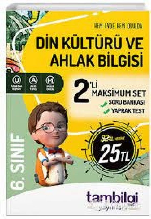 6. Sınıf Din Kültürü ve Ahlak Bilgisi 2`li Doping Set Tambilgi Yayınları