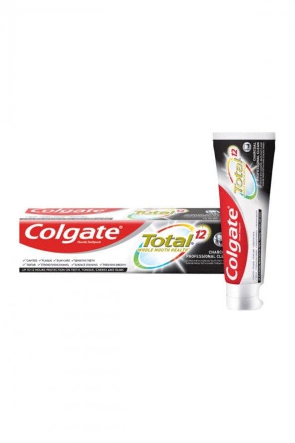 Colgate Total Profesyonel Aktif Kömür Diş Macunu 50ml