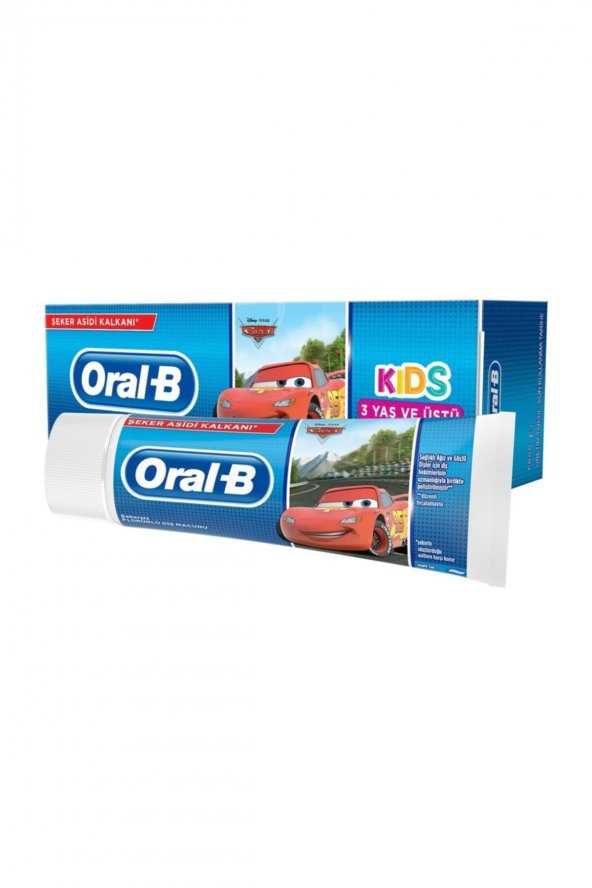Oral-B Mcqueen Kids 3 Yaş Ve Üstü Diş Macunu 75 ml