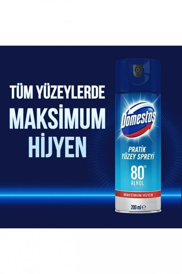 Domestos Pratik Yüzey Spreyi Dezenfektan 200 ml 6 Adet - 2