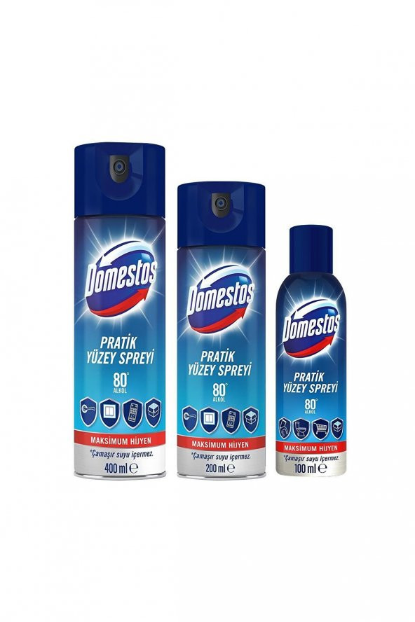 Domestos Pratik Yüzey Spreyi 400 Ml + 200 Ml + 100 Ml - 2