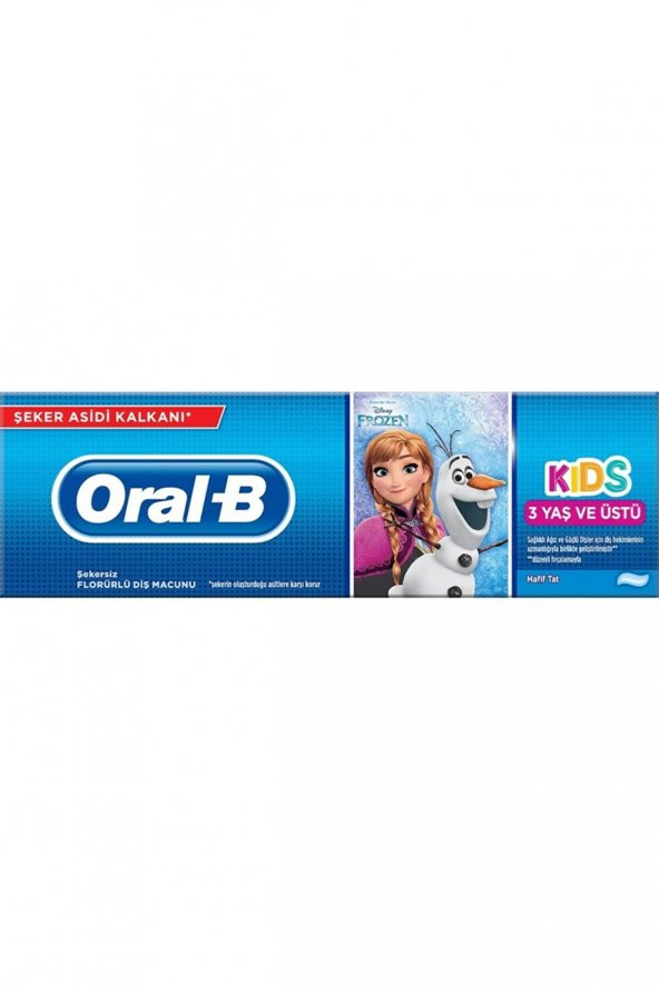 Oral-B Çocuk Diş Macunu Frozen Cars 3+ Yaş 75 Ml