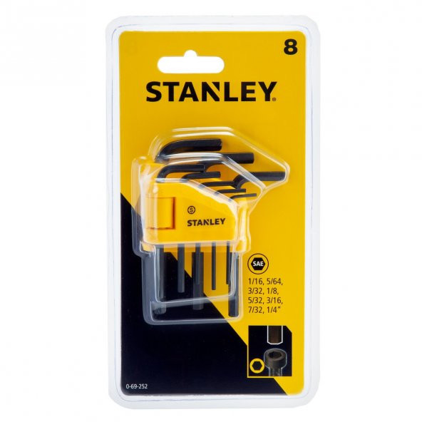 Stanley Allen Anahtar Takımı 8 Parça 0-69-252