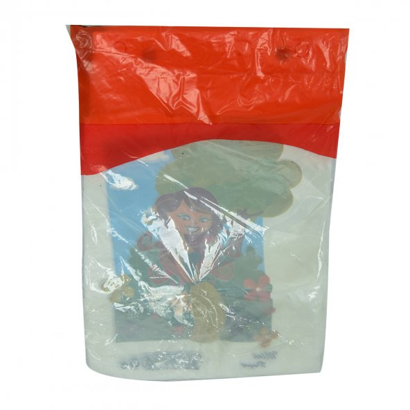 Arma Baskılı Mini Poşet Eczane Mağaza Dükkan Poşeti Karma Desen Renk 32X20 Cm 100 Adet No:0 - 4