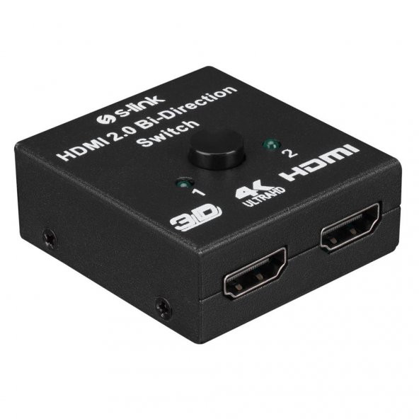 S-LINK SL-LU613 2Lİ HDMI ÇİFT YÖNLÜ ÇOKLAYICI+SW