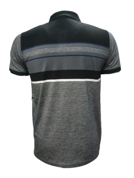 Rey Polo Basic Çizgili Polo Yaka Kısa Kol T-shirt 129 - 6