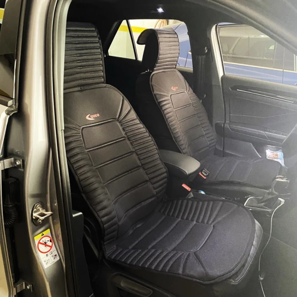 Oto Koltuk Minder 3'lü Hatchback Araçlar İçin Siyah / KLMNY70 - Resim 2