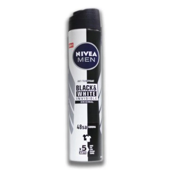 Nivea Men Black&White İnvisible Deodorant 200ml