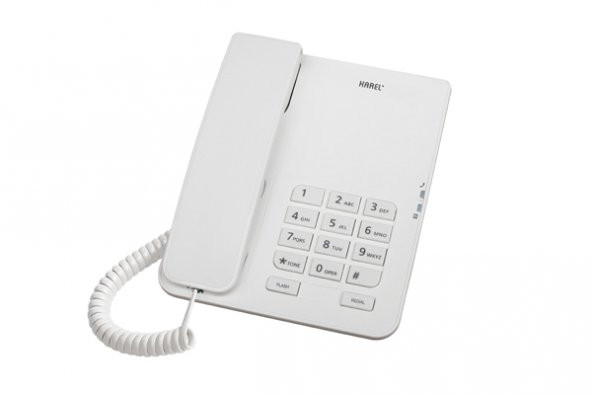 Masa Üstü Otel Telefonu Duvara Monte Edilebilir Karel TM140 Telefon