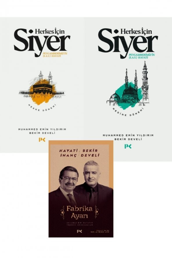 Herkes Için Siyer-1 / Herkes Için Siyer-2 / Fabrika Ayarı ( 3 Kitap Set ) ürün görseli